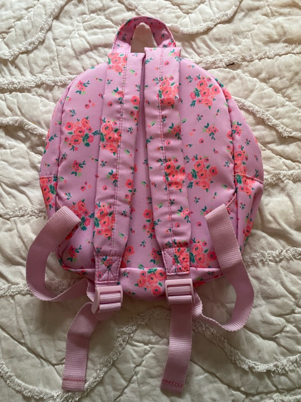 fabkids Pink Floral Kids Backpack - Picture 2 of 5